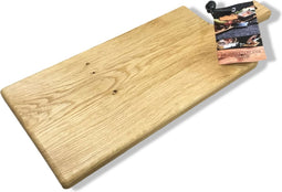 De smikkelplank rustiek eikenhouten serveerplank 50cm FSC