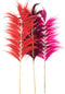 De Stunning Leaf - Levendig Rood - Set van 6