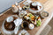 De Teak Root Rond Bord - M