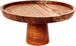 De Teak Root Taart Plateau - M