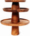 De Teak Root Taart Plateau - M