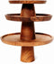 De Teak Root Taart Plateau - S