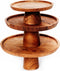 De Teak Root Taart Plateau - S
