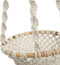 De Twisted Macrame Planthanger - Naturel Wit - L