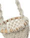 De Twisted Macrame Planthanger - Naturel Wit - S