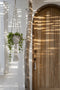 De Twisted Macrame Planthanger - Naturel Wit - S
