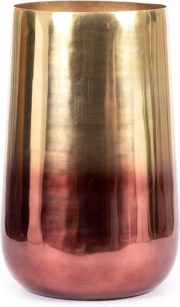 De Two Tone Plantenbak - Messing - XL