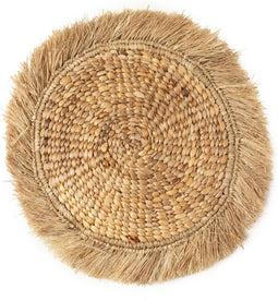 De Water Hyacinth Raffia Placemat - Naturel:
