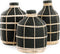 De Whoopy Vaas - Zwart Naturel - M