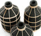 De Whoopy Vaas - Zwart Naturel - S