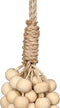 De Wooden Beads Hangdecoratie - Naturel