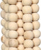 De Wooden Beads Hangdecoratie - Naturel