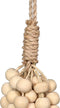De Wooden Beads Hangdecoratie - Naturel