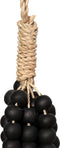 De Wooden Beads Hangdecoratie - Zwart