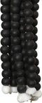 De Wooden Beads Hangdecoratie - Zwart