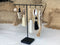 De Wooden Beads Sleutelhanger - Naturel Wit