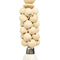 De Wooden Beads Sleutelhanger - Naturel Wit