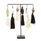 De Wooden Beads Sleutelhanger - Naturel Wit
