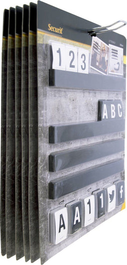 Securit letter bar