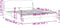 vidaXL - Bedframe - met - hoofdbord - kunstleer - wit - 180x200 - cm