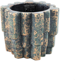 PTMD Kess Black Cement Pot Bars Structure Round M