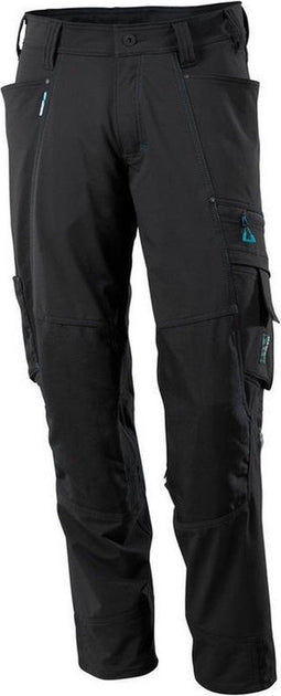 Mascot Advanced Werkbroek - Kniezakken van CORDURA® - Waterafstotend - Zwart - C46 - 82