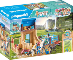 PLAYMOBIL 71353 - Paarden speelset - Amelia en Whisper met veulen en alpaca