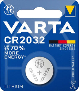Varta CR 2032 - Lithium Knoopcel batterij - 3 Volt - 230 mAh