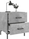 vidaXL - Nachtkastje - 40x35x47,5 - cm - bewerkt - hout - betongrijs