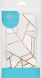 iMoshion Hoesje Geschikt voor Huawei P Smart (2021) Hoesje Siliconen - iMoshion Design hoesje - Wit / Meerkleurig / Goud / White Graphic