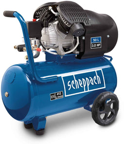 Scheppach HC53DC - Luchtcompressor 50L - 412L/min 10 bar - 3 pk