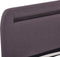 vidaXL - Bedframe - met - LED - zonder - matras - stof - taupe - 150x200 - cm