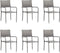 vidaXL - Tuinstoelen - 6 - st - poly - rattan - antraciet