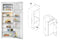 Amica EDTS 374900 - Inbouw koelvriescombinatie - 220 liter - E energielabel - 40 dB