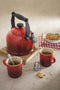 Le Creuset Fluitketel Tradition - Kersenrood - 2.1 liter - inductie geschikt -