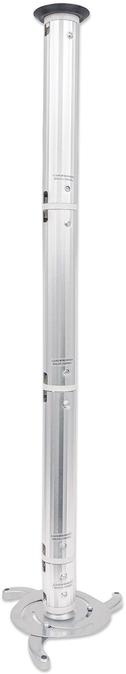 Manhattan 424820 - Projector Plafondbeugel - Hoogte 13 tot 106 cm Max 10 kg - Zilver