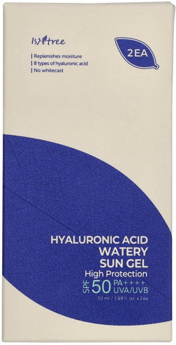 IsNtree Hyaluronic Acid Watery Sun Gel SPF50+ PA++++ - Hydraterende zonnebrandcrème - 100 ml (2 stuks)