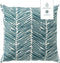 DEAN - Buiten Kussenhoes 45x45 cm - waterafstotend en uv-bestendig -gestreept - Sagebrush Green - wit en groen