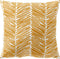 DEAN - Outdoor Kussenhoes 45x45 cm - waterafstotend en uv-bestendig - gestreept - Golden Glow - wit en geel