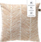 DEAN - Outdoor Kussenhoes 45x45 cm - waterafstotend en uv-bestendig - gestreept - Pumice Stone - wit en beige