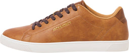 Jack & Jones Boss - Heren Sneakers - Synthetisch leer - Cognac - Maat 46