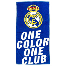 Strandhanddoek Real Madrid C.F. One Color Blauw