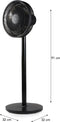 DOMO DO8156 - 2-in-1 Statiefventilator en Tafelventilator - 3 standen - Ø 30,5 cm - Zwart