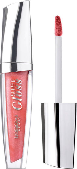 Deborah Milano Super Gloss Lipgloss - 05 Pearly Coral - Oranje Rood Shimmer - 4.5ml