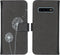 iMoshion Hoesje Geschikt voor Samsung Galaxy S10 Hoesje Met Pasjeshouder - iMoshion Design Softcase Bookcase - Wit / Zwart / Dandelion