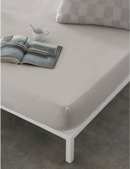 Verstelbaar onderlaken Naturals ELBA Lichtgrijs 105 x 190/200 cm (Bed van 105)