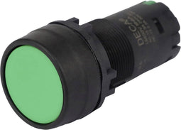 DECA CP2B-A1E10G Drukschakelaar 400 V 8 A Groen Continu (l x b x h) 29.9 x 20.5 x 55.5 mm 1 stuk(s)