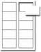 Decadry visitekaarten MicroLine formaat 85 x 54 mm 185 g/m 180 kaartjes