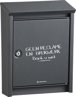 Decayeux D110 Brievenbus - Antraciet - Geen Reclame