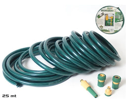 Gerimport Tuinslang - 25 Meter - met Sproeier en Koppelstukken - 5-Delig